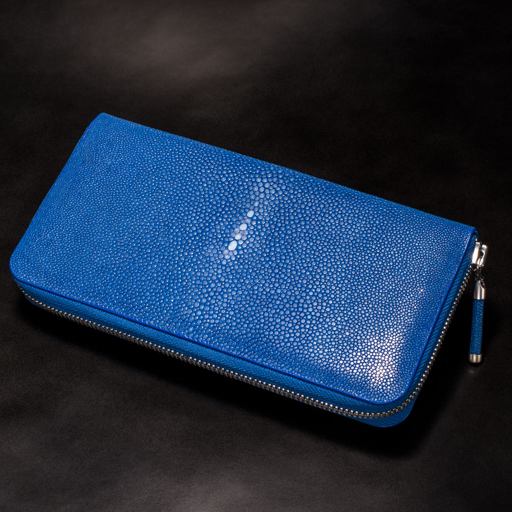 Galuchat/ Stingray Leather Wallet